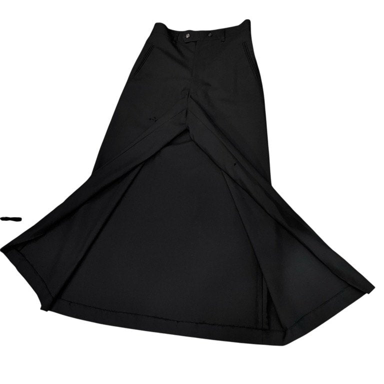 Jean Paul GAULTIER CLASSIQUE 98SS ウールトロピカルバックスカートパターンパンツ ボトムス Archive 90s JPG ジャンポールゴルチエ ゴルチェ メンズ レディース ユニセックス