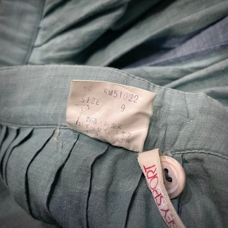 ISSEY SPORT ラインデザインプリーツフレアスカート ISSEY MIYAKE Archive 80s パンツ ボトムス ギャザー イッセイミヤケ レディース