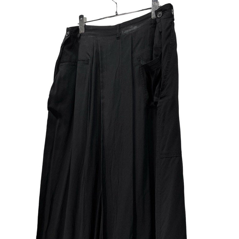 Yohji Yamamoto Pour Homme 20AW レーヨンローン袴パンツ ハカマ ワイド ボトムス Archive 名作 ヨウジヤマモトプールオム メンズ