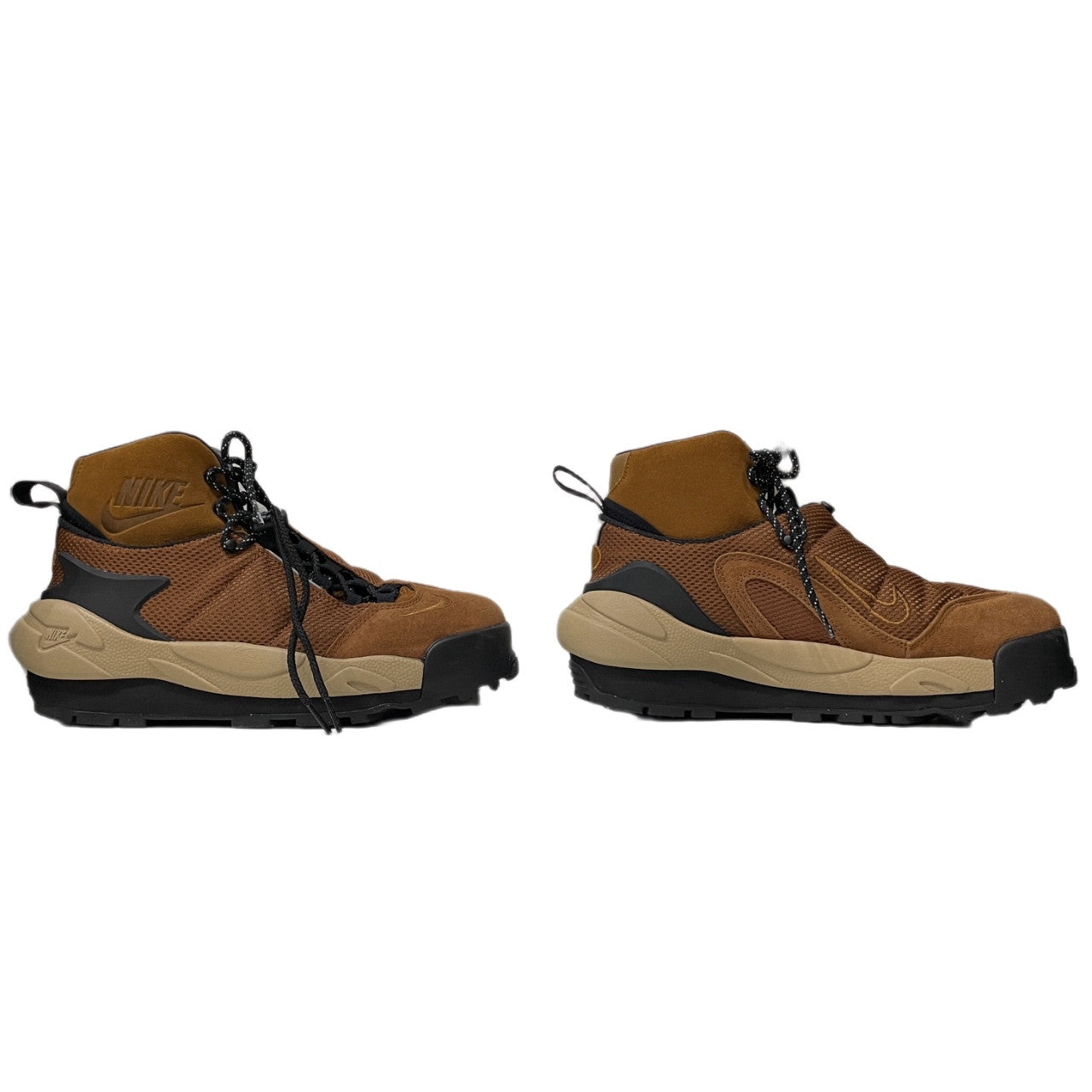 sacai × NIKE Magmascape Pecan マグマスケープ ピーカン ボリュームソールレースアップハイカットスニーカー シューズ ブーツ 27cm FN0563-200 靴 クツ サカイ ナイキ メンズ
