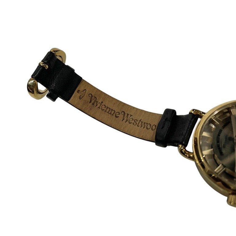 Vivienne Westwood 腕時計 プリムローズ オーブ ウォッチ 定価42,900円 ブラック ゴールド ヴィヴィアンウエストウッド レディース