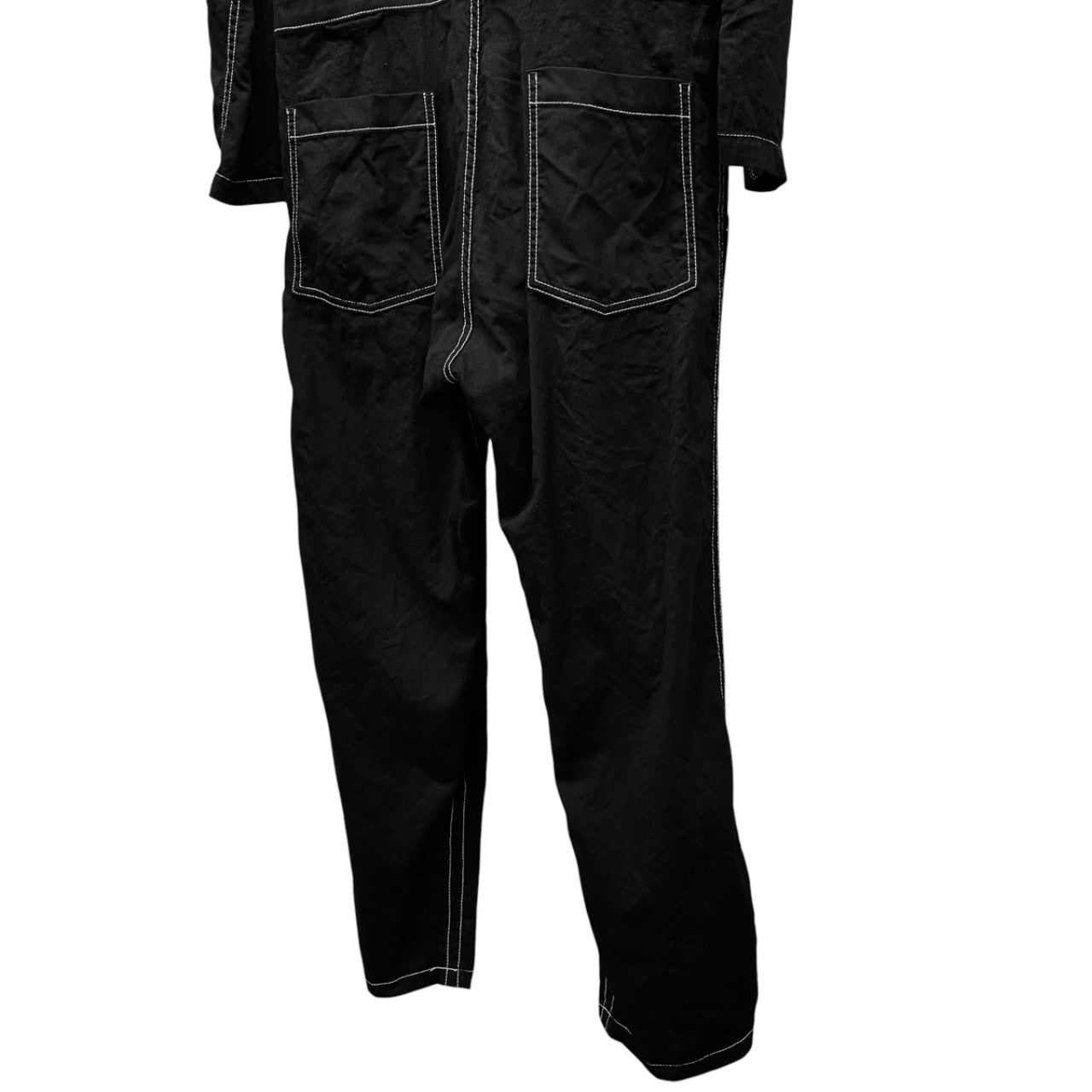 sulvam 21AW ウールギャバジンジャンプスーツ シワギャバ つなぎ オーバーオール ジャケット パンツ アウター SO-Y03-150 サルバム メンズ