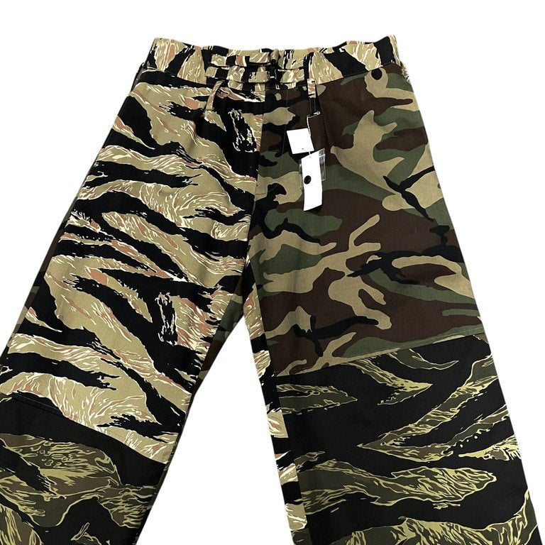 S'YTE Yohji Yamamoto 20SS マルチカモフラージュパッチワークハイウエストミリタリーワイドパンツ ボトムス 迷彩 未使用タグ付き サイト ヨウジヤマモト メンズ レディース ユニセックス
