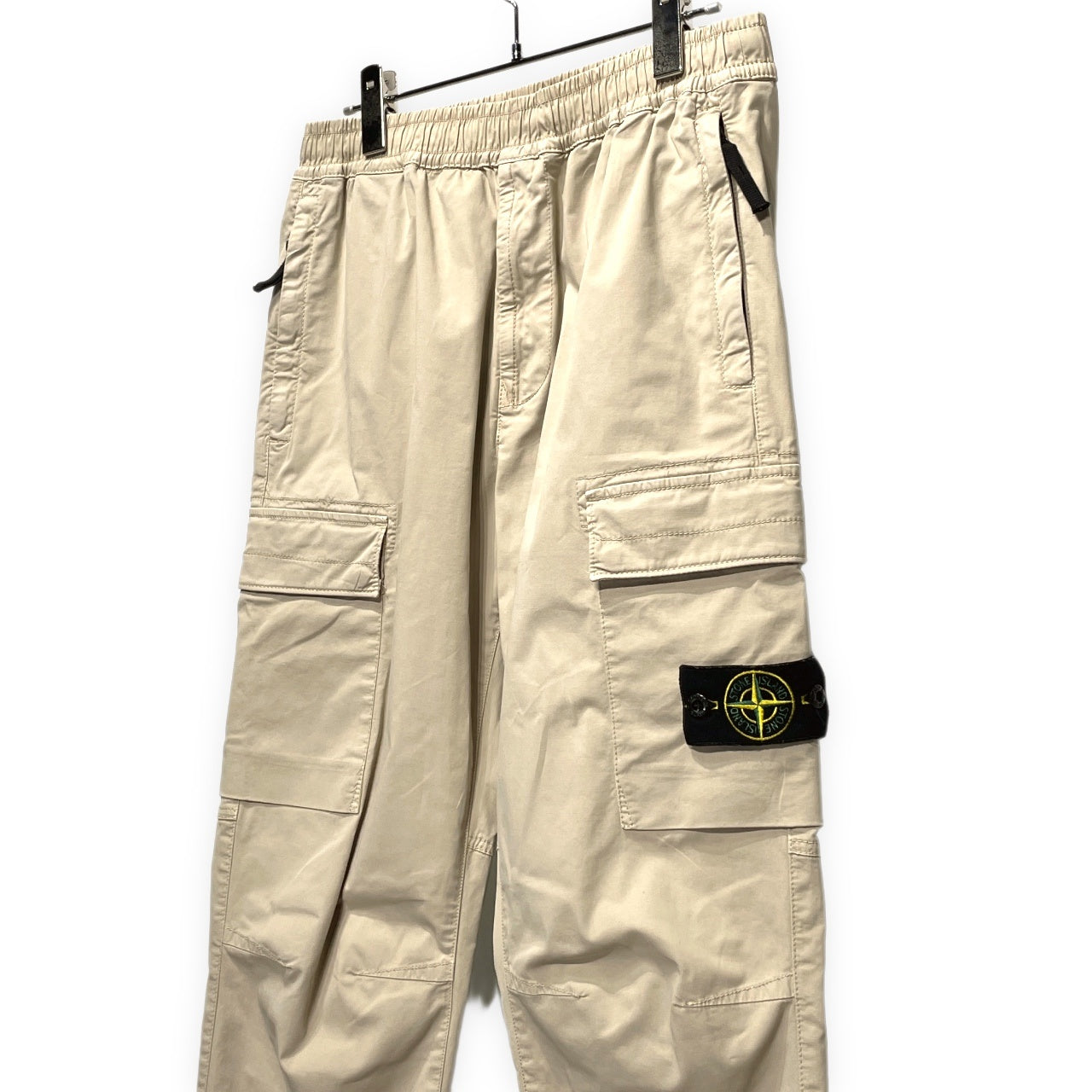 STONE ISLAND 25AW SUPIMA COTTON TWILL STRETCH-TC スーピマコットンツイルストレッチカーゴジョガーパンツ ボトムス K2S153100031 S0010 V009A 定価83,600円 ストーンアイランド メンズ