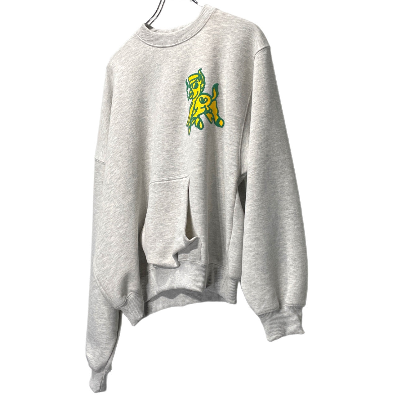 MAGLIANO 24AW Crew Neck Sweat ナンバリングプリントアシンメトリースウェットシャツ トレーナー 裏起毛 トップス マリアーノ メンズ