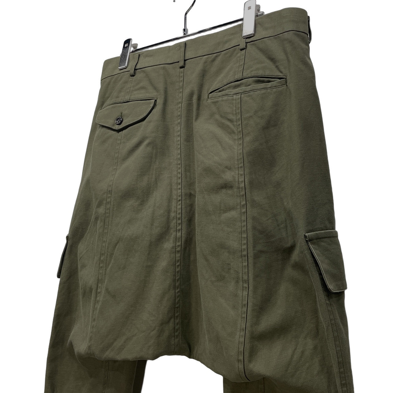 COMME des GARCONS HOMME PLUS 15SS メタルボタンサルエルクロップドカーゴパンツ ボトムス ミリタリー アーミー Archive ソルジャーオブピース soldier of peace 反戦 コムデギャルソンオムプリュス メンズ