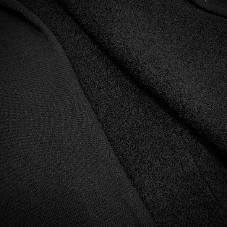 ware ウールコットンヘビージャージー裏毛フーデッドジャケット フード コート アウター ブルゾン 裏起毛 ボア ウェア メンズ