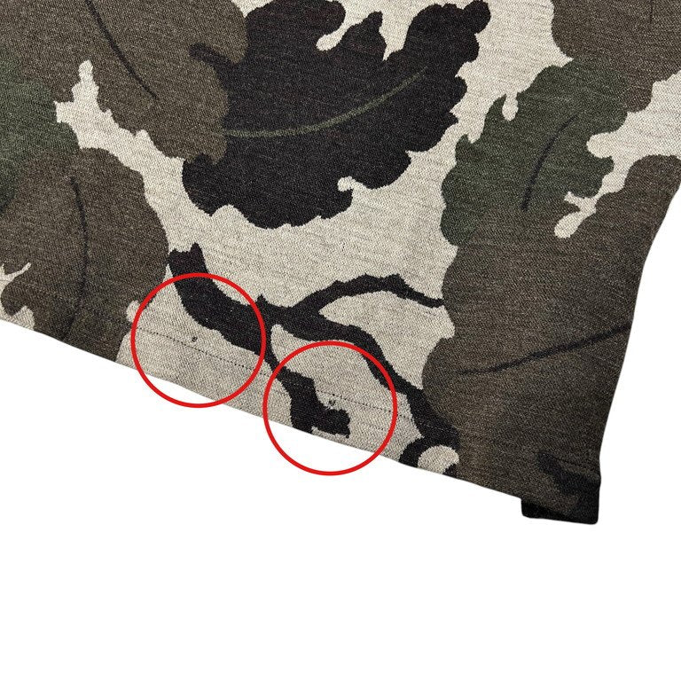 Yohji Yamamoto Pour Homme 02AW リーフカモフラージュオーバーサイズニットセーター カットソー Tシャツ トップス Archive 女優期 迷彩柄 ヨウジヤマモトプールオム メンズ