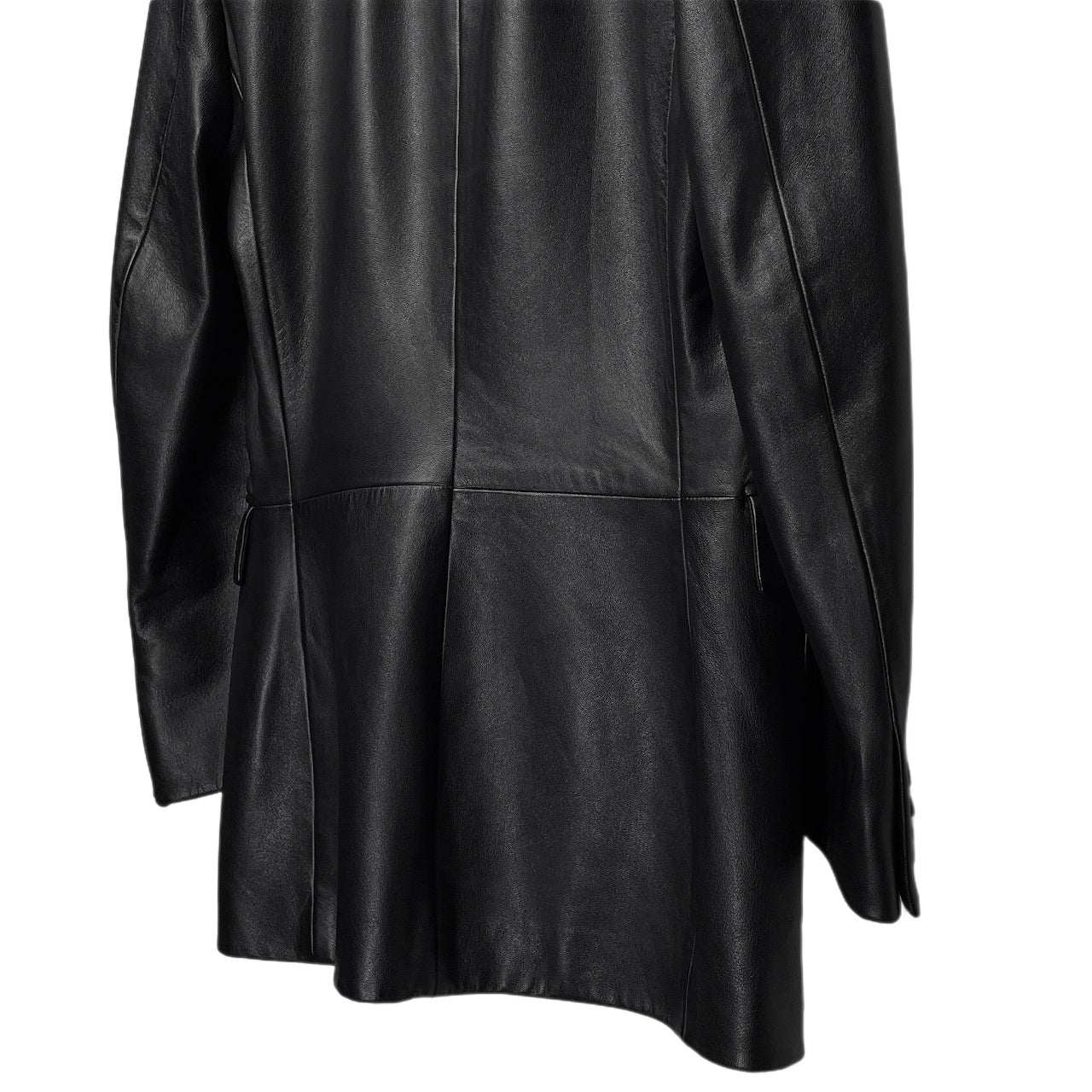 JIL SANDER by RAF SIMONS 12AW ラムレザー2ボタンテーラードジャケット Archive ラフシモンズ期 ラストコレクション ブレザー コート アウター ジルサンダー メンズ