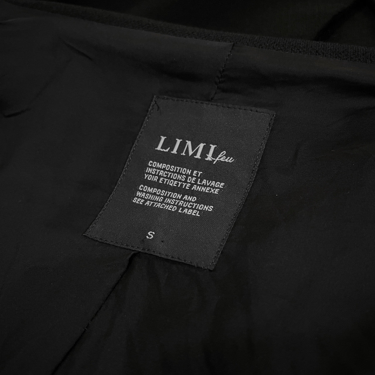 LIMI feu ケープカラーウールショートジャケット ブルゾン コート アウター Yohji Yamamoto リミフゥ ヨウジヤマモト レディース