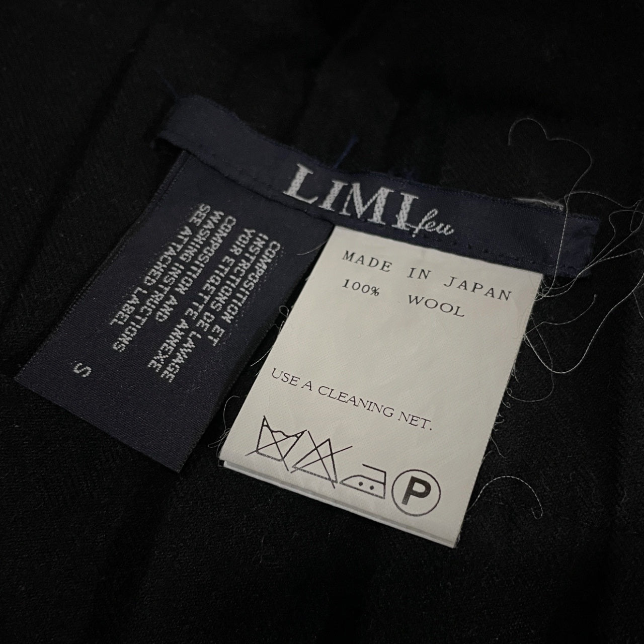 LIMI feu ウールプリーツアシンメトリー巻きスカート ボトムス パンツ レイヤード Yohji Yamamoto リミフゥ ヨウジヤマモト レディース