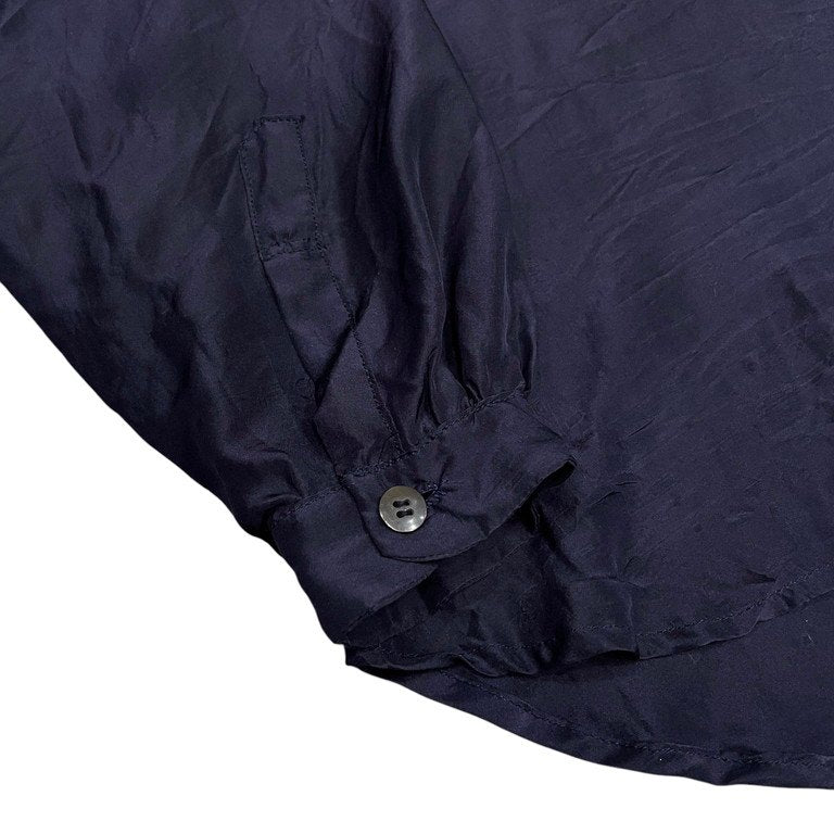 ARCHIVIO J.M.Ribot ヴィンテージシルクアンティークボタンハンドメイドプルオーバーギャザーシャツ ブラウス トップス アルキビオ JMリボット メンズ レディース ユニセックス