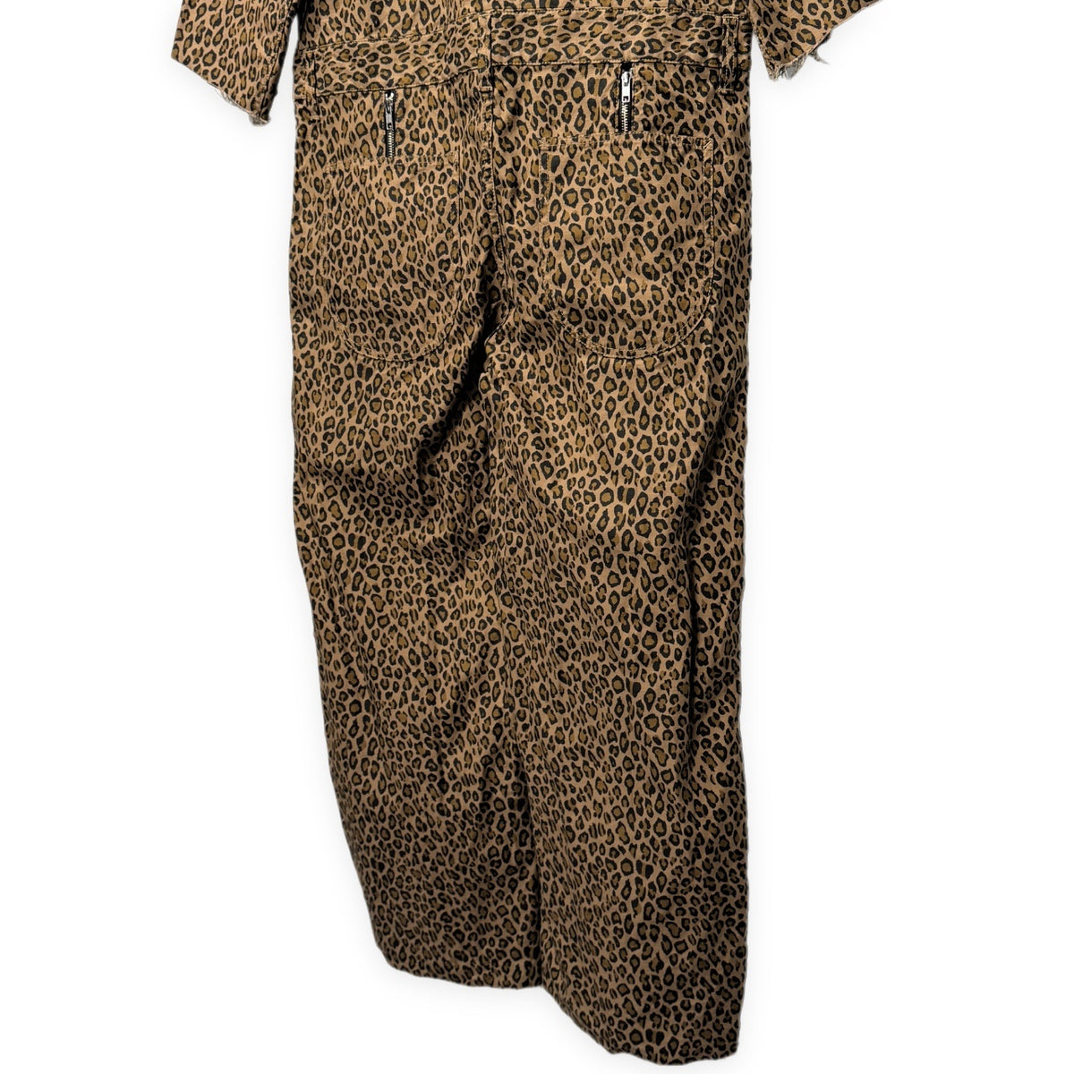 KIDILL PADLOCK JUMPSUIT レオパードジップデザインパドロックジャンプスーツ オールインワン つなぎ Ho99o9 ヒョウ柄 総柄 パッチ KL918 定価154,000円 キディル メンズ