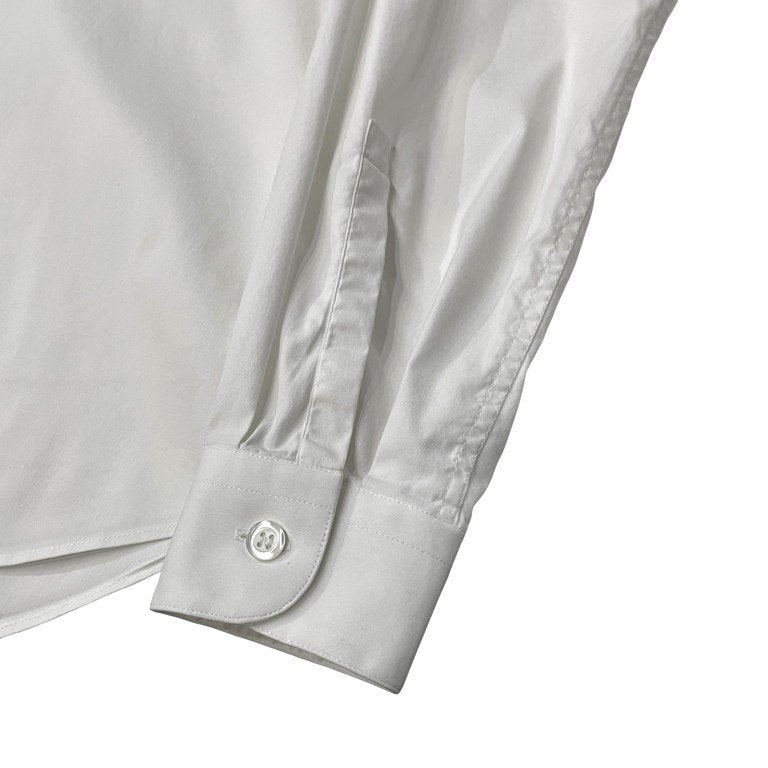 PRADA ストレッチコットンフライフロントプレーンシャツ ブラウス トップス 比翼 プラダ メンズ