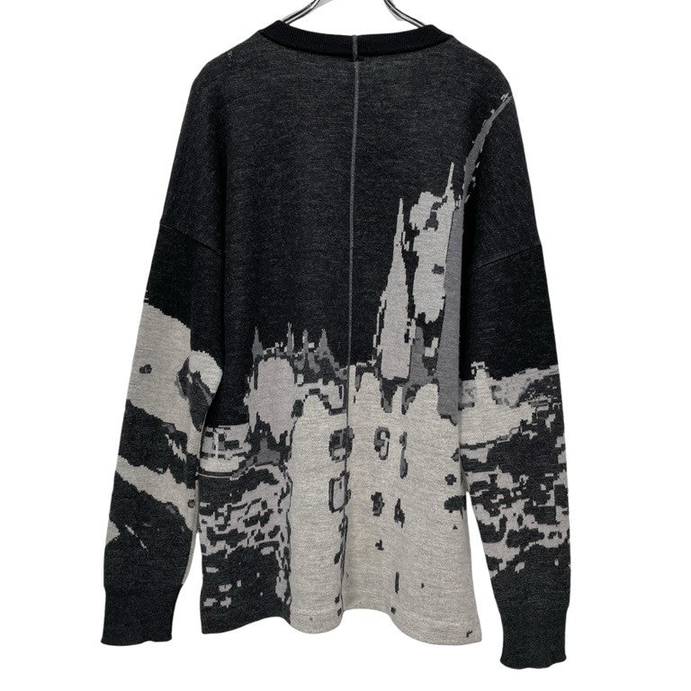 SHINYA KOZUKA 20AW MONET KNIT モネモチーフグラフィックニット トップス セーター クロード・モネ シンヤコズカ メンズ