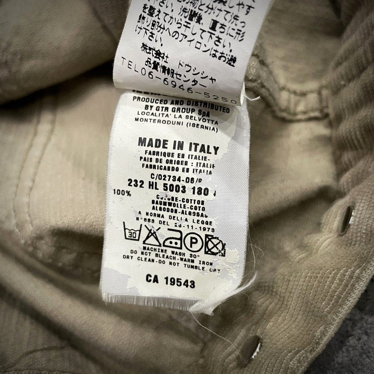 HELMUT LANG VINTAGE COTTON CORDUROY TRACKER JACKET ヴィンテージ加工コーデュロイトラッカージャケット Archive 90s 00s ブルゾン ヘルムートラング メンズ