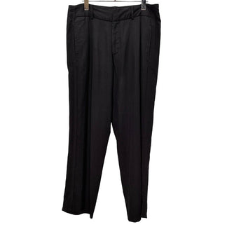 BALENCIAGA 05SS レーヨンギャバジンフラップバックポケットストレートワイドパンツ Archive Nicolas Ghesquiere ニコラジェスキエール ボトムス バレンシアガ レディース