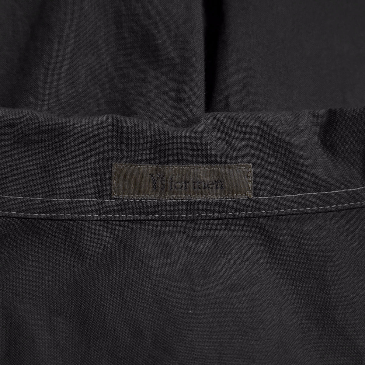 Y's for men 製品染めオープンカラーシャツ 半袖 開襟 ブラウス トップス Archive 90s Yohji Yamamoto Pour Homme ワイズフォーメン ヨウジヤマモトプールオム メンズ