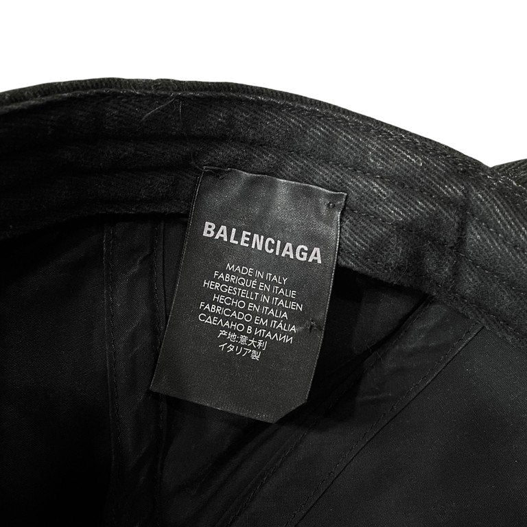 BALENCIAGA 20AW GYM WEAR LOGO CAP 3Dロゴ刺繍ジムウェアーキャップ 帽子 L 59cm バレンシアガ メンズ レディース ユニセックス