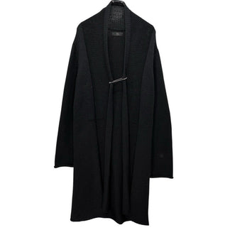Y’s for men ウールアルパカニットピン付ボタンレスロングカーディガン セーター コート アウター トップス Archive Yohji Yamamoto Pour Homme ヨウジヤマモトプールオム ワイズフォーメン メンズ