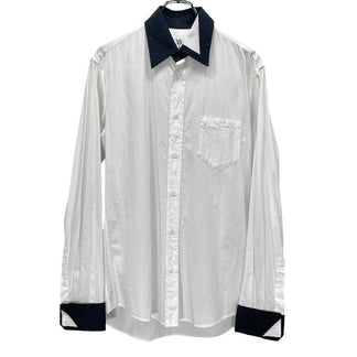 Y's for men コットンブロードクレリックシャツ 切替 ブラウス Archive Yohji Yamamoto Pour Homme ヨウジヤマモトプールオム ワイズフォーメン メンズ