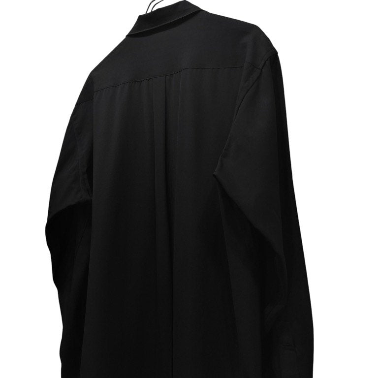 Y's for men ウールタキシードクロスオープンカラーオーバーサイズシャツ ブラウス トップス 開襟 Archive 90s ビッグシルエット Yohji Yamamoto Pour Homme ヨウジヤマモトプールオム ワイズフォーメン メンズ