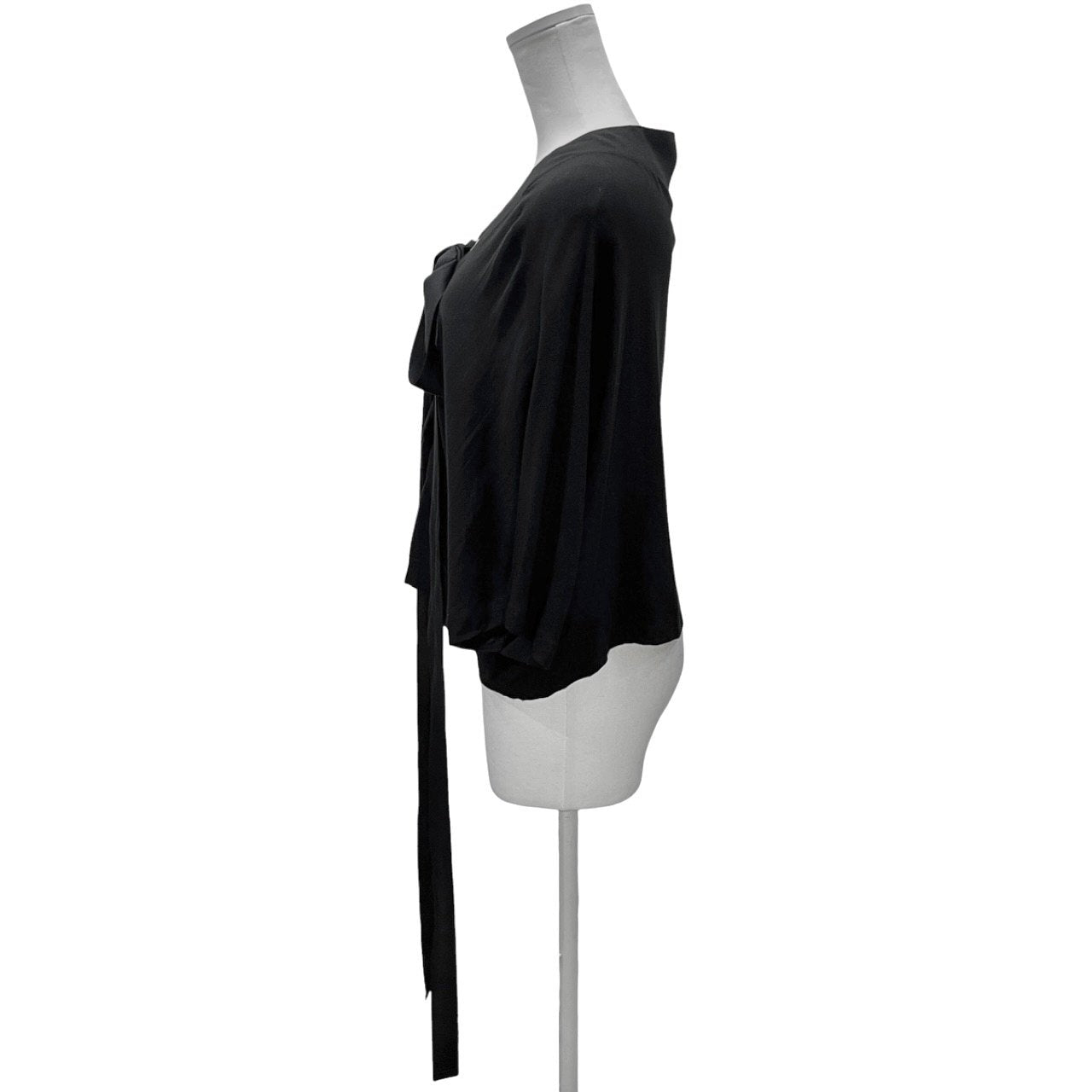 LIMI feu 16SS レーヨンキュプラレースアップドルマンブラウス トップス シャツ Yohji Yamamoto Femme リミフゥ ヨウジヤマモト レディース