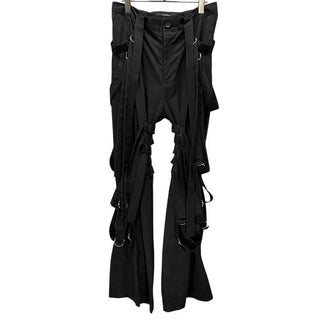 LIMI feu 19AW ツイルサスペンダー多連ベルトボンテージパンツ ボトムス Archive Yohji Yamamoto リミフゥ ヨウジヤマモト レディース メンズ ユニセックス