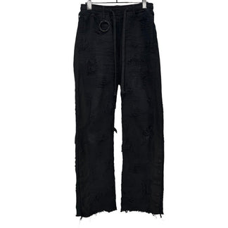 [-] Minus Twist Line Truck Pants BORO CRUST(NOIR) 襤褸クラストサイドライントラックパンツ 定価49,500円 ボトムス マイナス メンズ