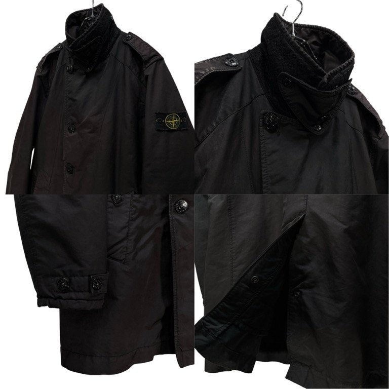 STONE ISLAND 13AW DAVID-TC ポリエステルナイロン製品染め中綿ロングコート Archive ジャケット ブルゾン アウター ストーンアイランド メンズ
