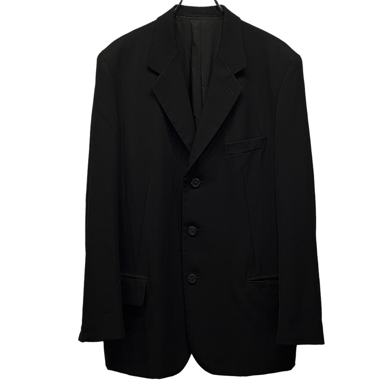 Y's for men ウールギャバジンノッチドラペル3Bテーラードジャケット ブレザー ブルゾン コート アウター Archive 90s Yohji Yamamoto Pour Homme ヨウジヤマモトプールオム ワイズフォーメン メンズ