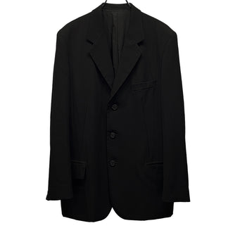 Y's for men ウールギャバジンノッチドラペル3Bテーラードジャケット ブレザー ブルゾン コート アウター Archive 90s Yohji Yamamoto Pour Homme ヨウジヤマモトプールオム ワイズフォーメン メンズ