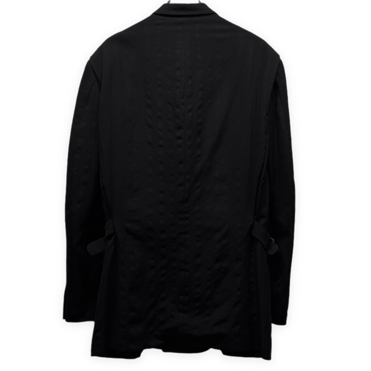 Yohji Yamamoto Pour Homme 93AW ウールギャバジンアクションプリーツサイドベルトテーラードジャケット アジャスター Archive 90s ブルゾン コート アウター ヨウジヤマモトプールオム メンズ