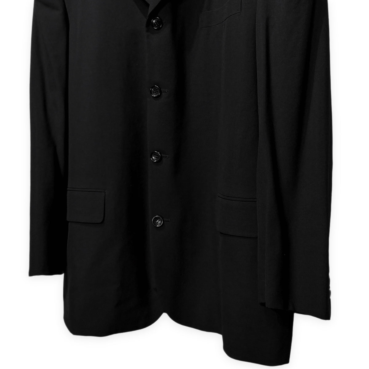 COMME des GARCONS HOMME 00AW ウールトロピカルノッチドラペル4Bテーラードジャケット ブレザー ブルゾン コート アウター Archive 田中オム コムデギャルソンオム メンズ