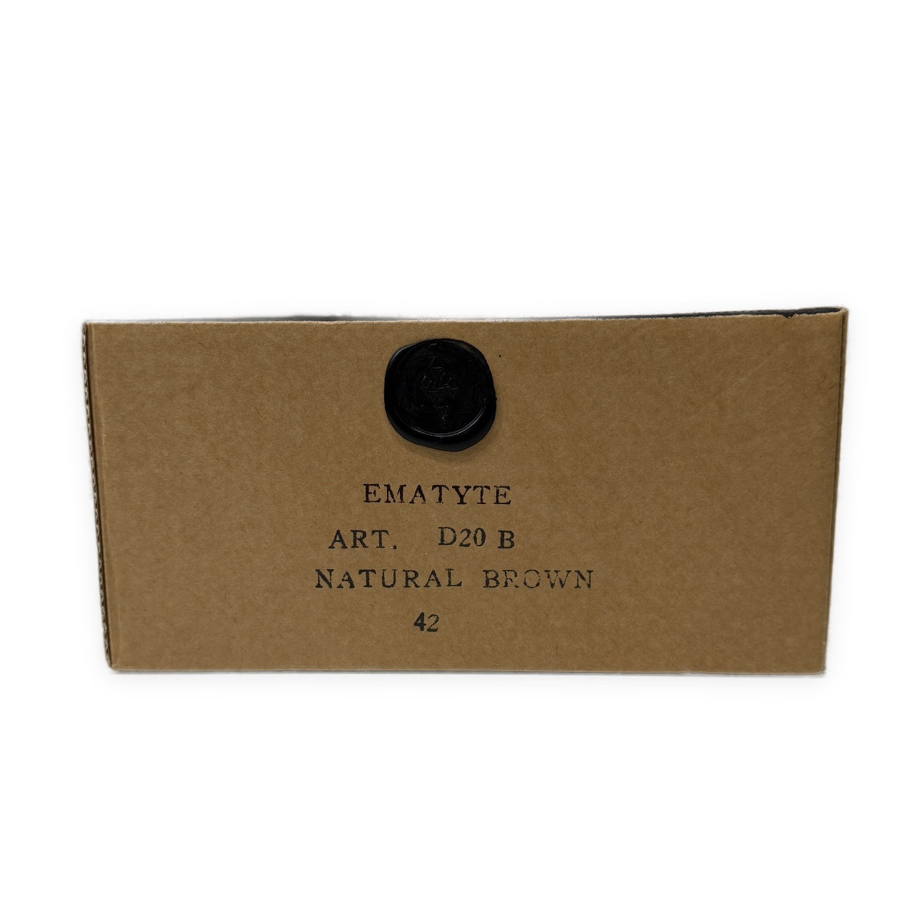 EMATYTE D20B DERBY SHOES NATURAL BROWN カーフレザーワンピースパターンダービーシューズ 短靴 一枚革 クツ 42 エマタイト メンズ
