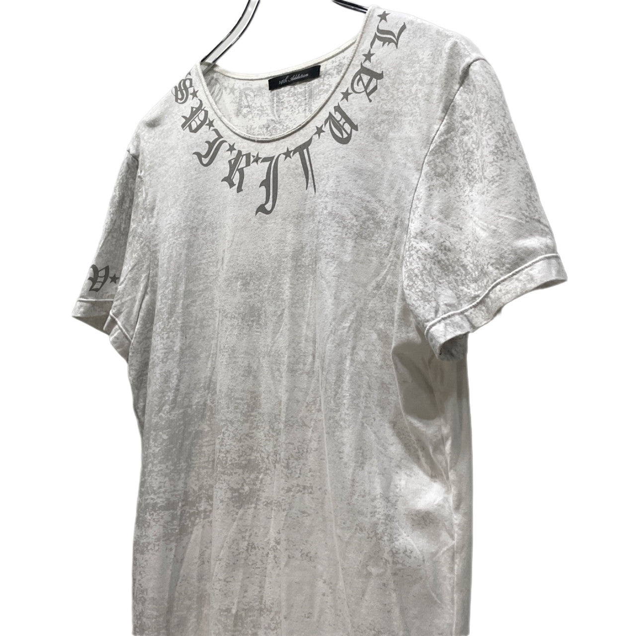 14th Addiction スネークフェザープリントTシャツ カットソー Tee T-shirt トップス Y2K フォーティーンスアディクション メンズ