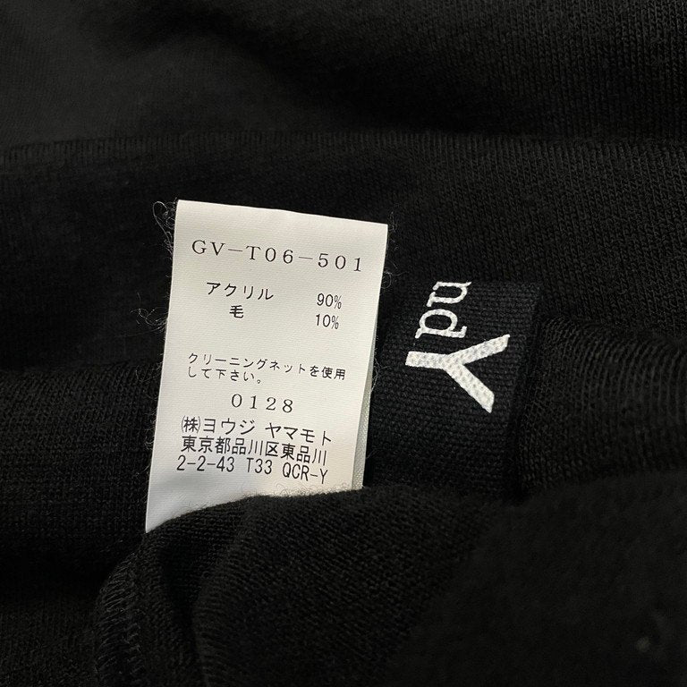 Ground Y 18AW 段違いビッグタートルネックニットセーター ハイネック ロング GV-T06-501 Yohji Yamamoto ヨウジヤマモト グラウンドワイ メンズ レディース ユニセックス