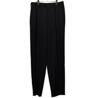 Y's for men ウールギャバジン2タックワイドテーパードスラックス パンツ トラウザーズ Archive 90s Yohji Yamamoto Pour Homme ヨウジヤマモトプールオム ワイズフォーメン メンズ