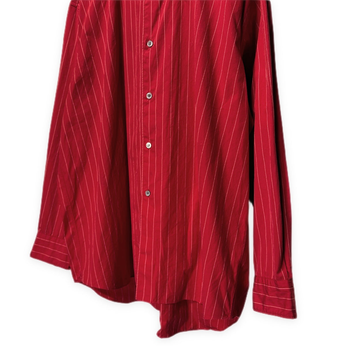 COMME des GARCONS HOMME PLUS コットンブロードストライプボックスシルエットシャツ オーバーサイズ ブラウス トップス Archive 80s 90s コムデギャルソンオムプリュス メンズ