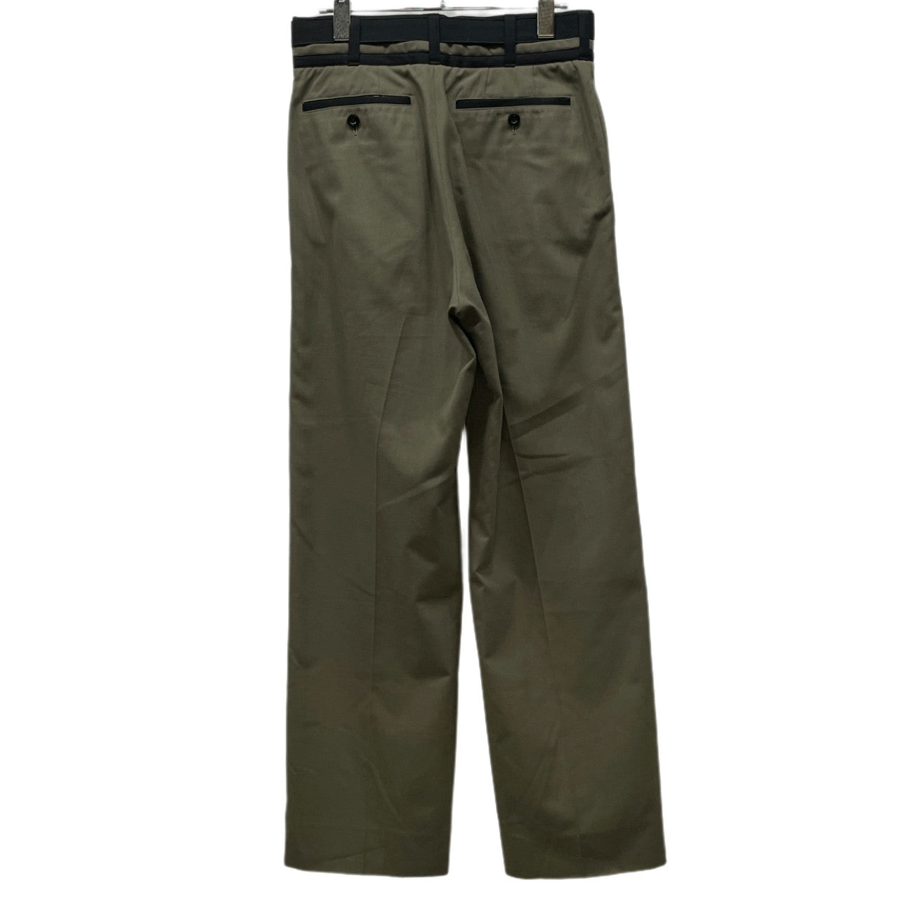sacai 21AW Suiting Pants ベルテッドパンツ スラックス ボトムス 定価58,300円 21-02555M サカイ メンズ
