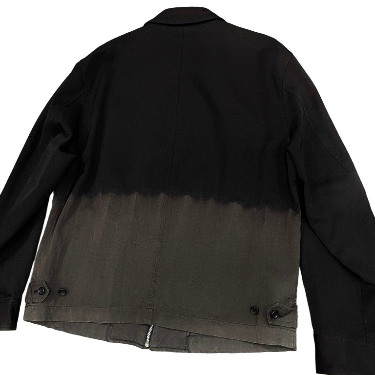 COMME des GARCONS HOMME PLUS 93AW 脱色ウールジップアップスポーツジャケット ブルゾン Archive 90s Artist in his studio アーティストインヒズスタジオ 脱色期 名作 コート アウター コムデギャルソンオムプリュス メンズ