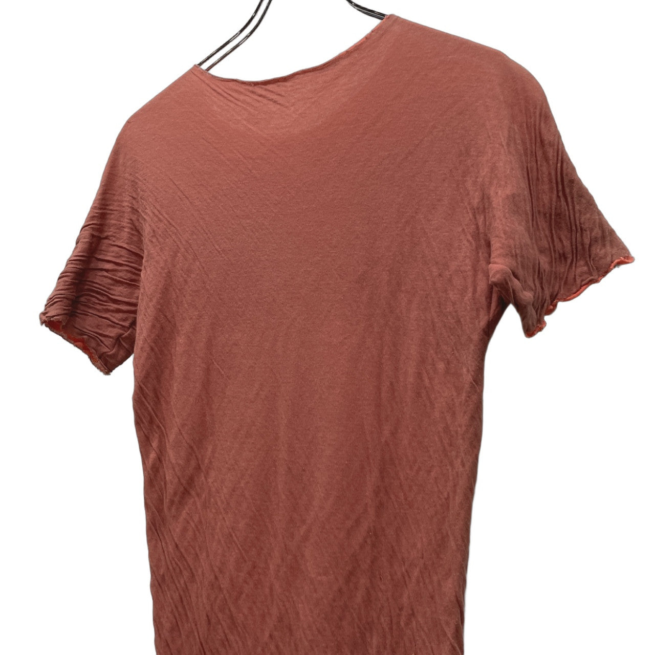 m.a+ ワンピースパターンクロスステッチダブルガーゼカットオフカットソー Tシャツ Tee T-shirt トップス 半袖 エムエークロス メンズ