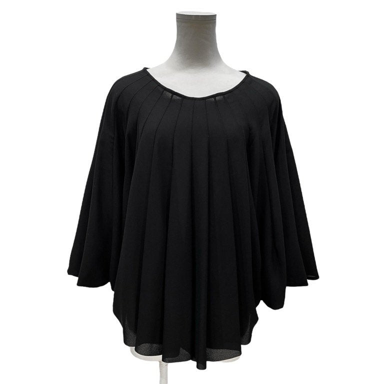 JUNYA WATANABE COMME des GARCONS 09AW ポリエステルジョーゼットドルマンスリーブドレープトップス ブラウス 変形 とろみ Archive ジュンヤワタナベ コムデギャルソン レディース