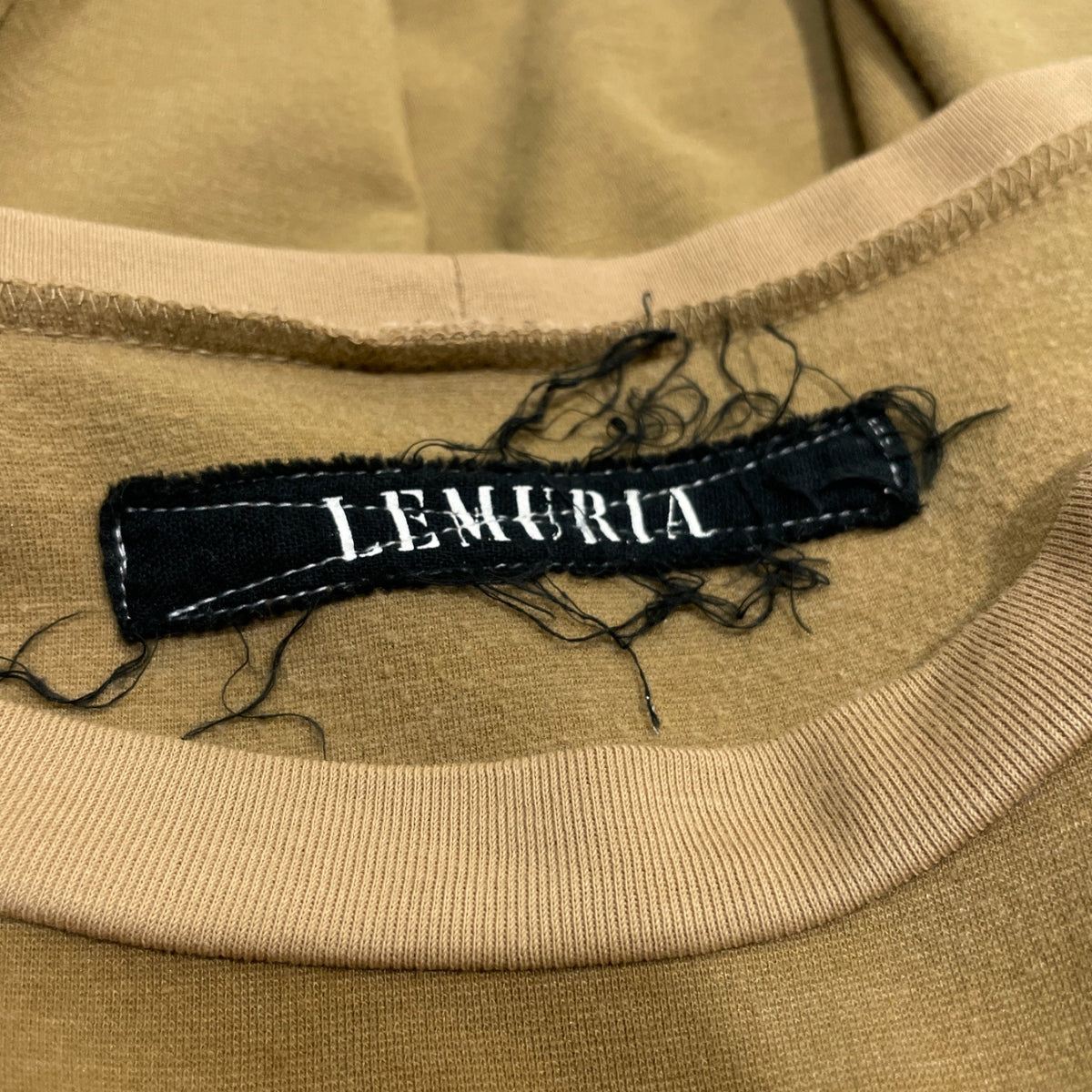 LEMURIA FLOWING LONG SLEEVE TOP / STRETCH PUNCH ROME オーバーサイズストレッチカットソー Tシャツ Tee T-shirt トップス レムリア メンズ