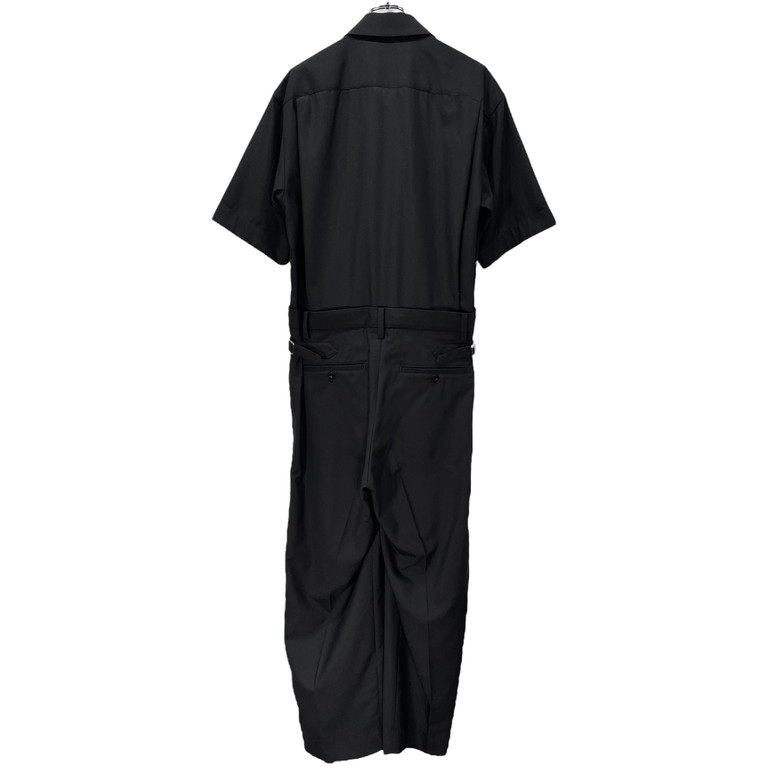 sacai 22AW SUITING JUMPSUITS スーツクロスジップアップジャンプスーツ つなぎ オーバーオール ジャケット パンツ サカイ メンズ