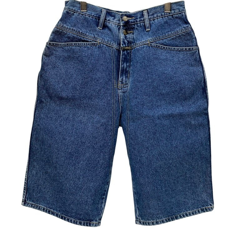 MARITHE FRANCOIS GIRBAUD ストーンウォッシュデニムワイドハーフパンツ ショーツ ボトムス Archive 90s 00s マリテフランソワジルボー メンズ