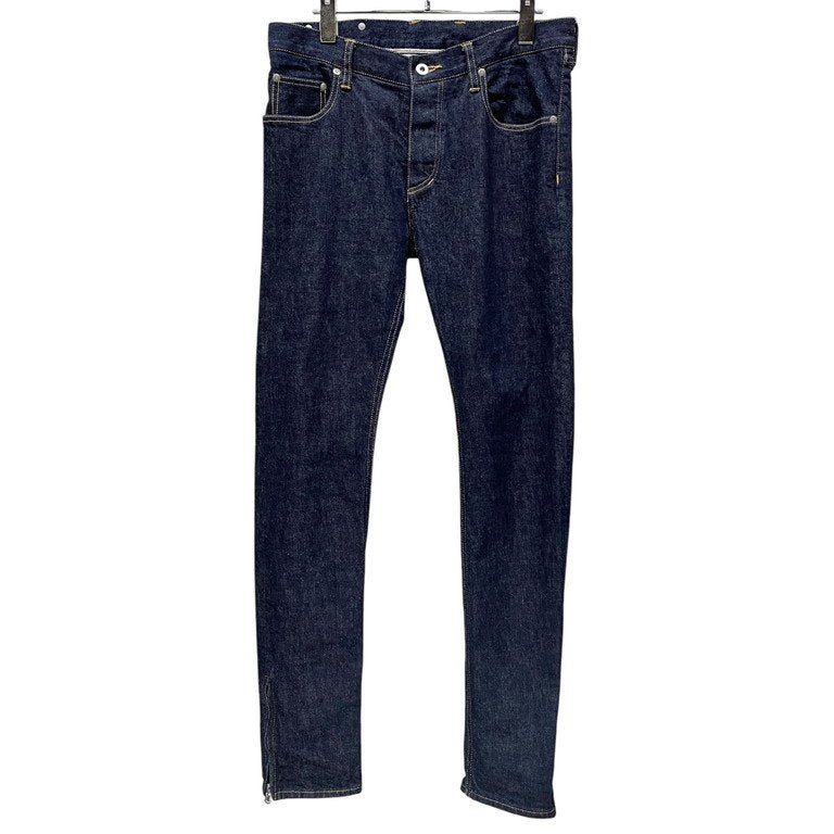 ISAMU KATAYAMA BACKLASH THE DENIM インディゴデニム裾ジップスリムパンツ ジーンズ スキニー D702-W イサムカタヤマ バックラッシュ メンズ
