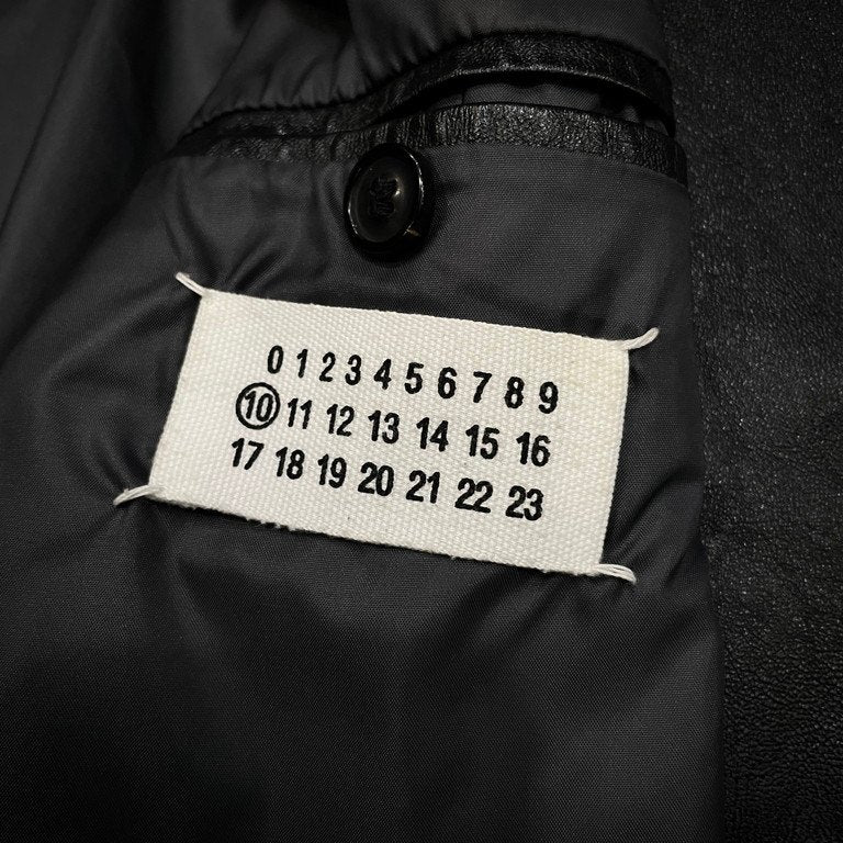 Maison Martin Margiela 10 07SS 再構築レザーパッチワークブルゾン ジャケット コート アウター Archive 00s 本人期 メゾンマルタンマルジェラ メンズ