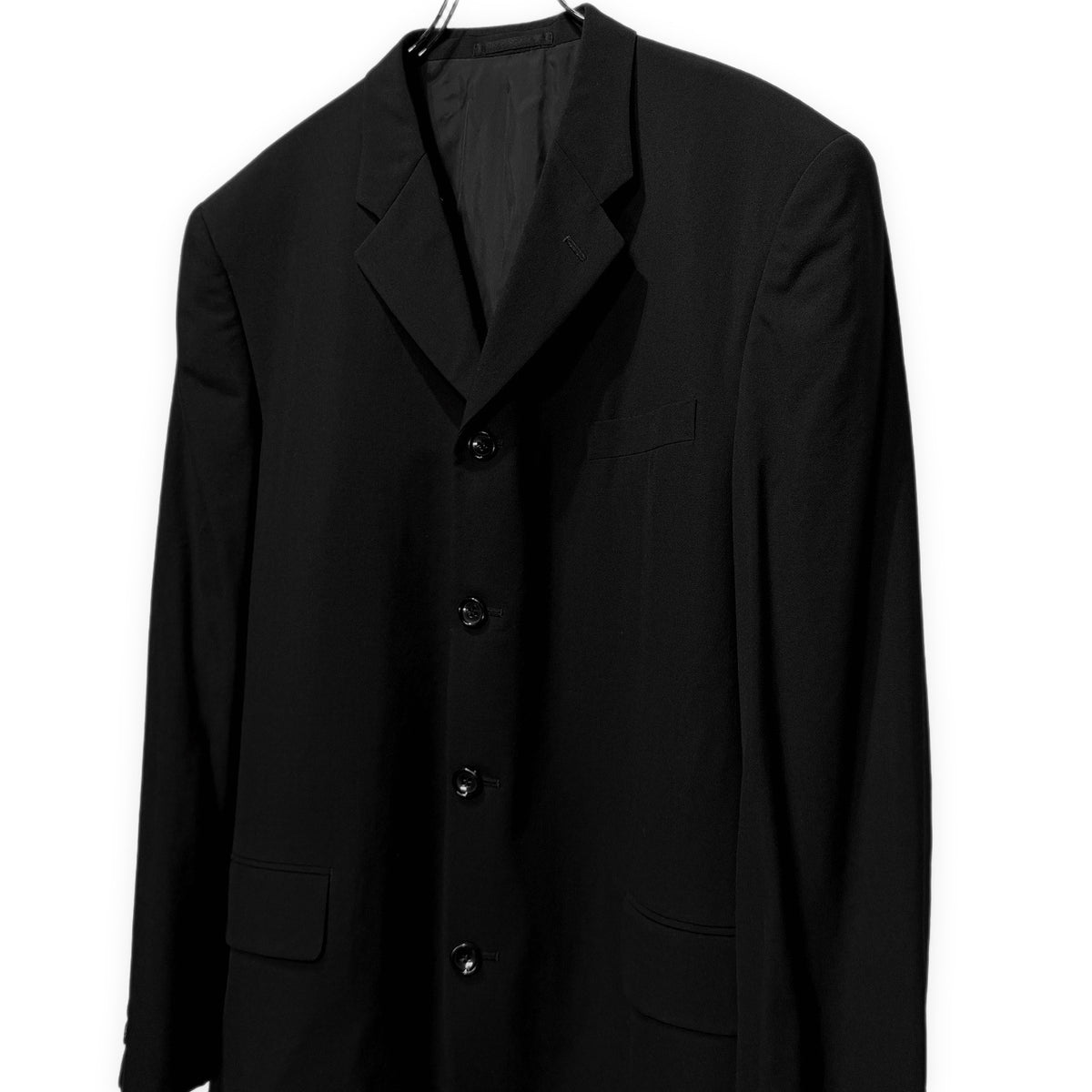 COMME des GARCONS HOMME 00AW ウールトロピカルノッチドラペル4Bテーラードジャケット ブレザー ブルゾン コート アウター Archive 田中オム コムデギャルソンオム メンズ