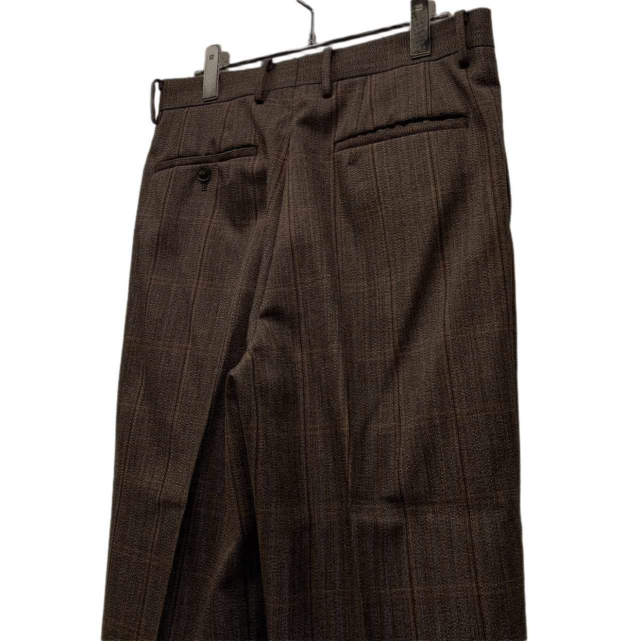AURALEE 21AW BLUEFACED WOOL CHECK WIDE SLACKS ウールチェックワイドスラックス パンツ トラウザーズ ボトムス 定価38,500円 A21AP02CB オーラリー メンズ